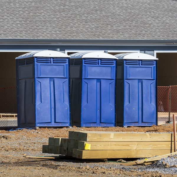 are there any restrictions on where i can place the portable toilets during my rental period in Parks Arkansas